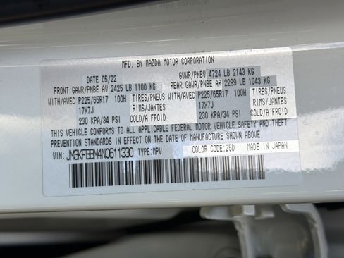 Used 2022 MAZDA CX-5 AWD 2.5 S w/ Select Package image 37