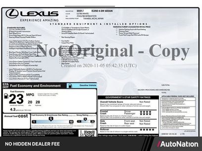 Used 2021 Lexus IS 350 F Sport w/ Accessory Package 2