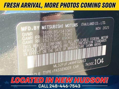 Used 2022 Mitsubishi Mirage G4 ES image 14