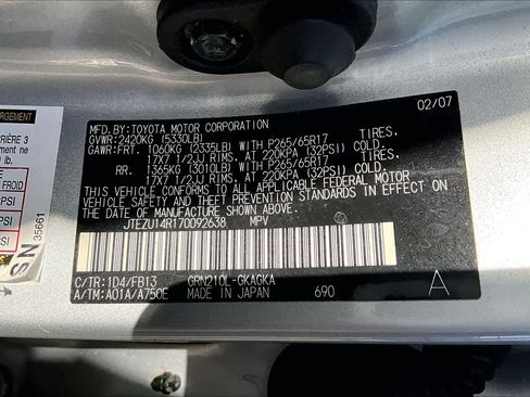 Used 2007 Toyota 4Runner Sport image 32