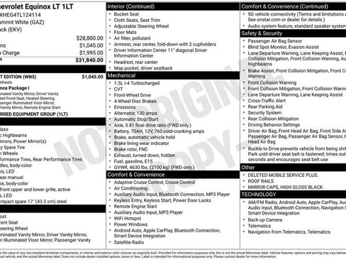 Used 2026 Chevrolet Equinox LT w/ Midnight Edition image 6