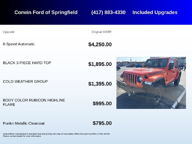 Used 2023 Jeep Wrangler Unlimited Rubicon w/ Cold Weather Group AWD/4WD image 5