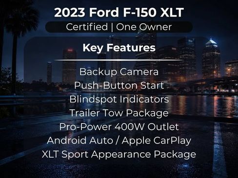 Certified 2023 Ford F150 XLT w/ Equipment Group 302A High AWD/4WD image 14