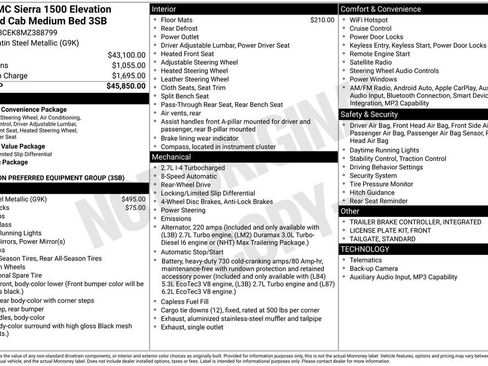 Used 2021 GMC Sierra 1500 Elevation image 7