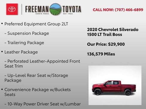 Used 2020 Chevrolet Silverado 1500 LT Trail Boss AWD/4WD image 13