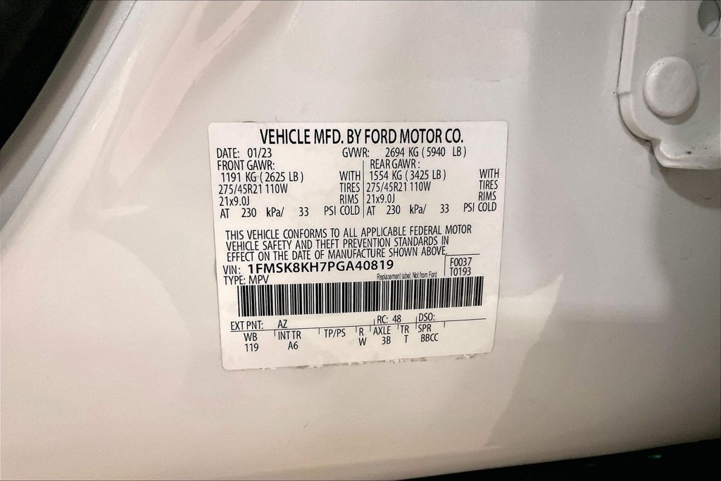 Certified 2023 Ford Explorer ST-Line AWD/4WD image 30