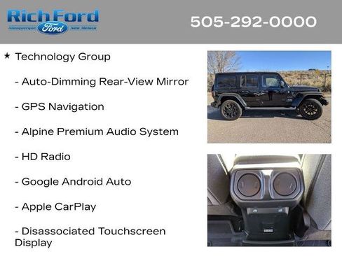 Used 2024 Jeep Wrangler Unlimited Sahara w/ Technology Group image 22