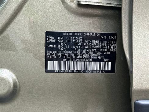 Used 2024 Subaru Outback Limited w/ Popular Package #2 AWD/4WD image 33