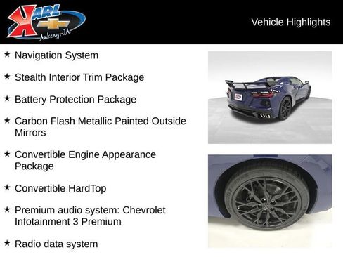 New 2026 Chevrolet Corvette Stingray Preferred Conv image 3