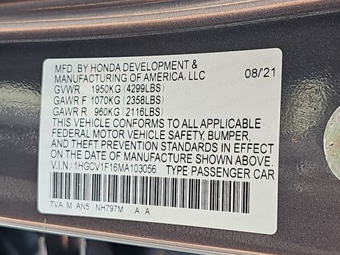 Used 2021 Honda Accord LX image 36