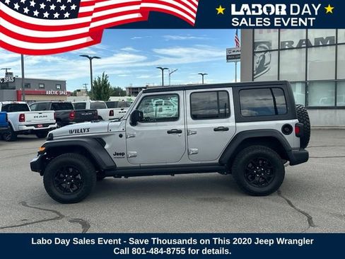 Used 2020 Jeep Wrangler Unlimited Sport AWD/4WD image 2