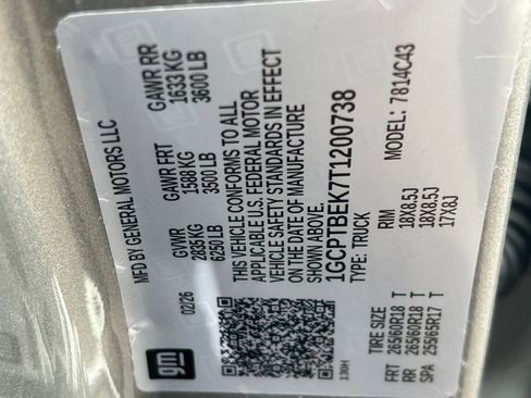 New 2026 Chevrolet Colorado W/T AWD/4WD image 21