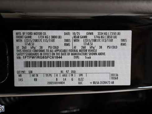 Certified 2025 Ford F150 Raptor image 31