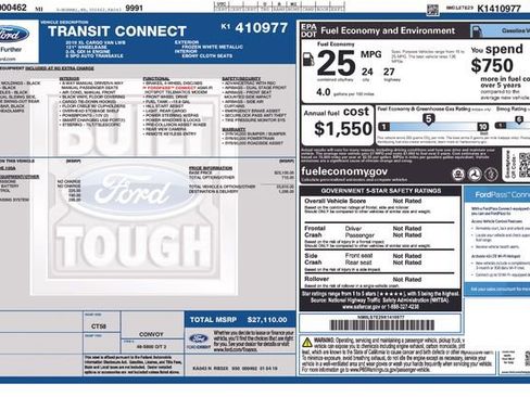 Used 2019 Ford Transit Connect XL image 4
