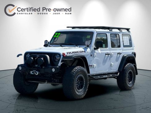 Used 2022 Jeep Wrangler Unlimited Rubicon w/ LED Lighting Group AWD/4WD image 8