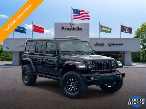 Certified 2025 Jeep Wrangler Unlimited Rubicon AWD/4WD image 1