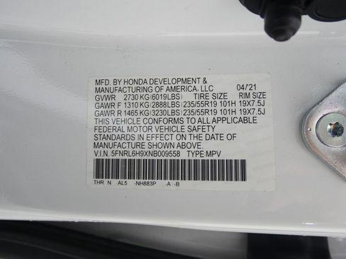 Used 2022 Honda Odyssey Elite image 32