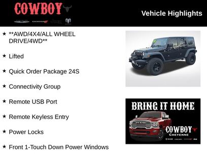 Used 2017 Jeep Wrangler Unlimited Sport w/ Quick Order Package 24S