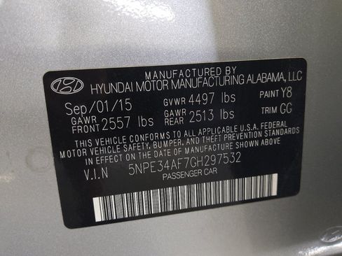 Used 2016 Hyundai Sonata Limited w/ Option Group 05 FWD image 33