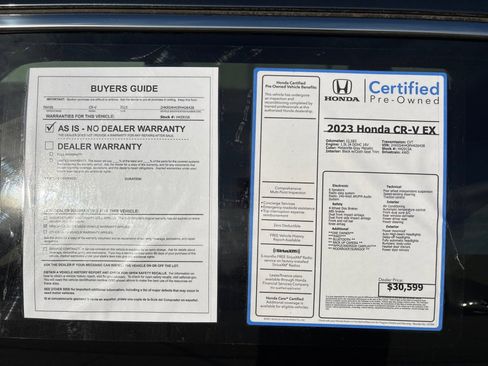 Certified 2023 Honda CR-V EX image 36