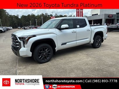 New 2026 Toyota Tundra Platinum