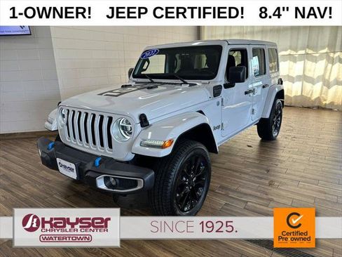 Certified 2022 Jeep Wrangler Unlimited Sahara w/ Cold Weather Group AWD/4WD image 1