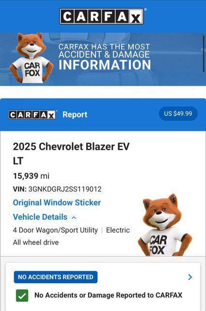 Used 2025 Chevrolet Blazer EV LT AWD/4WD image 8