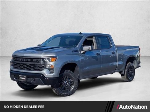 New 2026 Chevrolet Silverado 1500 Custom Trail Boss w/ Dark Appearance Package AWD/4WD image 1
