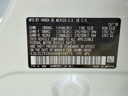 Used 2019 Honda HR-V Touring image 27