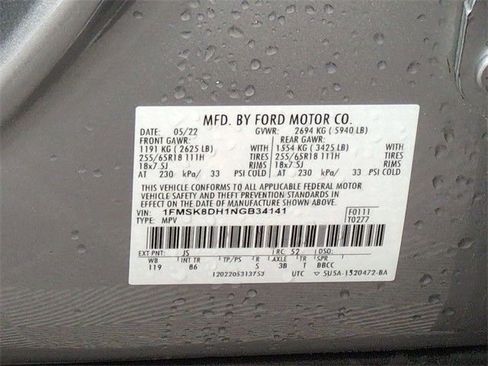 Used 2022 Ford Explorer XLT AWD/4WD image 31