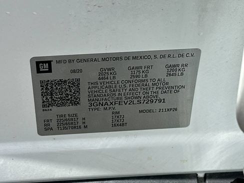 Used 2020 Chevrolet Equinox LS w/ LPO, Cargo Package FWD image 22
