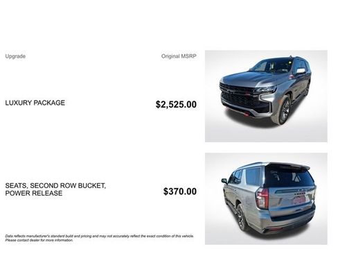 Used 2022 Chevrolet Tahoe Z71 w/ Luxury Package AWD/4WD image 3