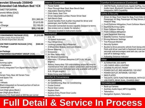 Used 2025 Chevrolet Silverado 2500 Custom w/ Custom Convenience Package AWD/4WD image 5