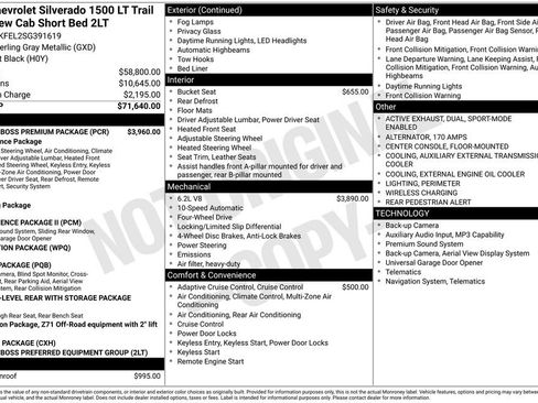 Certified 2025 Chevrolet Silverado 1500 LT Trail Boss w/ LT Trail Boss Premium Package AWD/4WD image 7