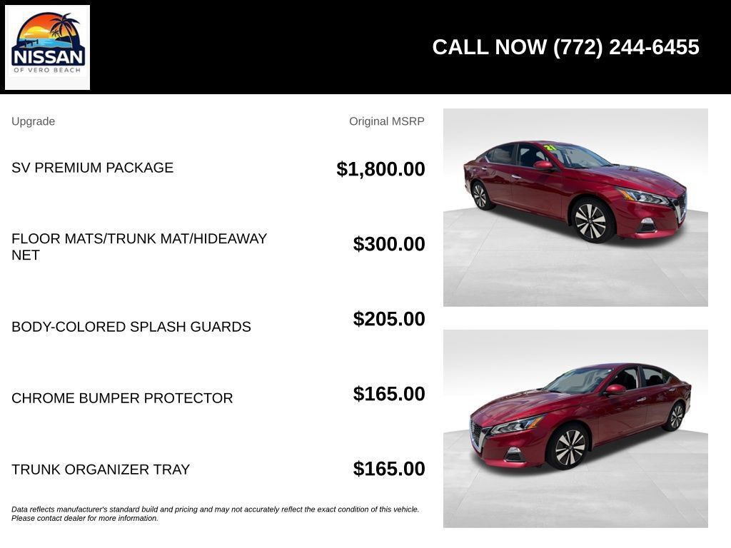Used 2021 Nissan Altima 2.5 SV w/ SV Premium Package FWD image 6