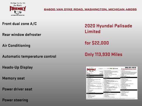 Used 2020 Hyundai Palisade Limited AWD/4WD image 4