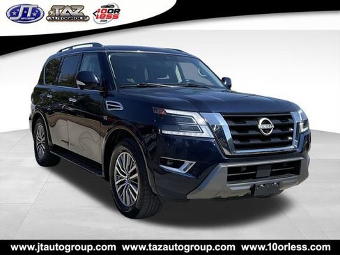 Used 2021 Nissan Armada SL w/ Captain's Chairs Package AWD/4WD image 1