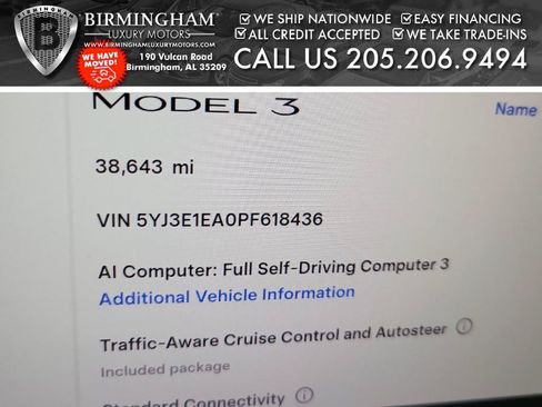 Used 2023 Tesla Model 3 Standard Range RWD image 2