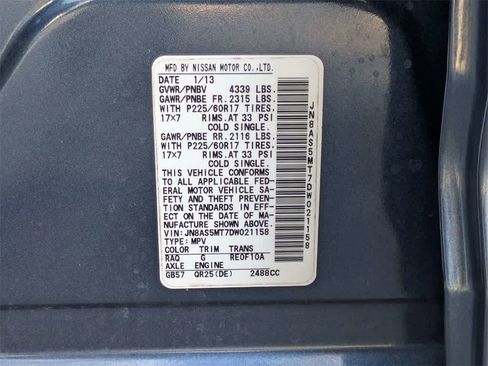 Used 2013 Nissan Rogue SV w/ Premium Pkg image 35