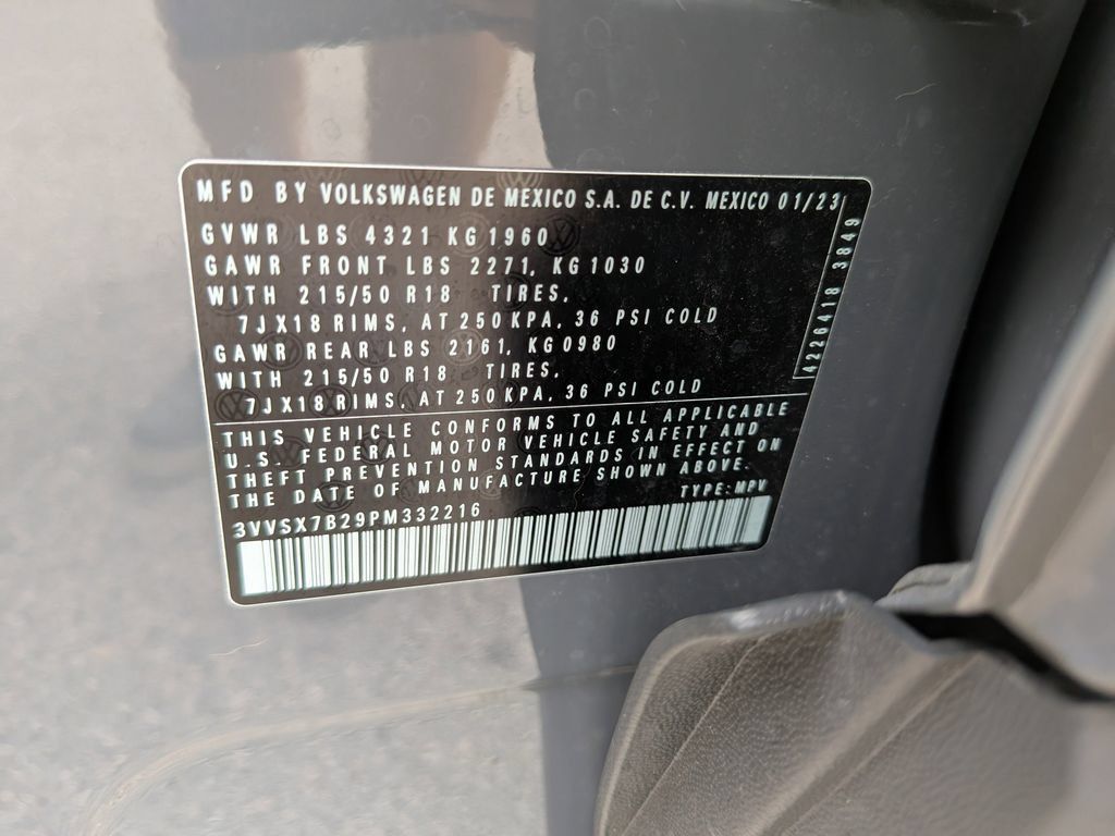 Certified 2023 Volkswagen Taos SE FWD image 36