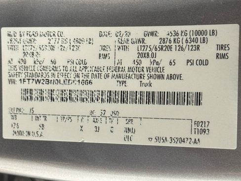 Used 2020 Ford F250 Lariat w/ Lariat Ultimate Package AWD/4WD image 34
