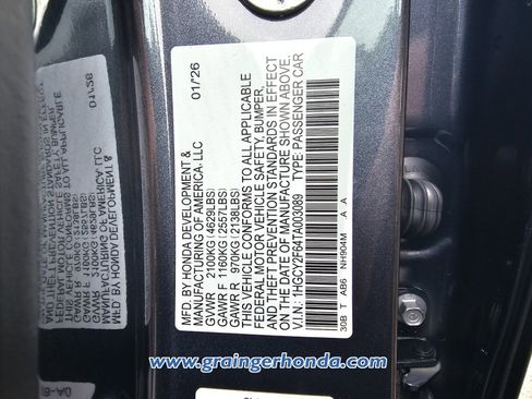 New 2026 Honda Accord EX-L image 13