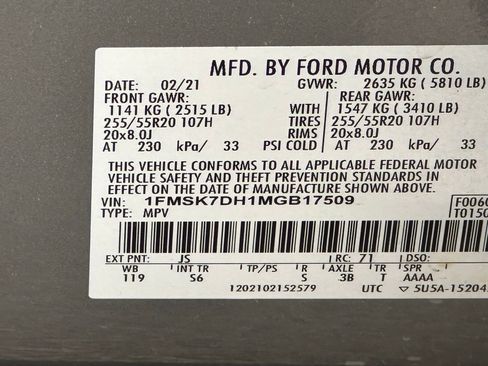 Used 2021 Ford Explorer XLT w/ Equipment Group 202A RWD image 48