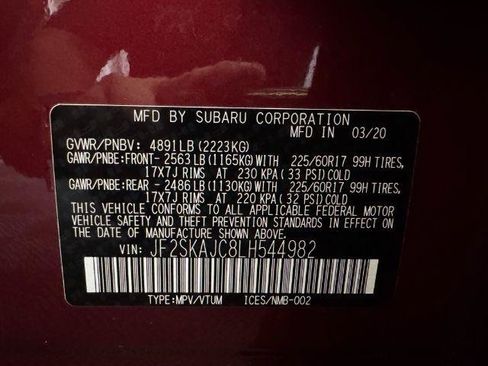Used 2020 Subaru Forester Premium w/ Popular Package #1 AWD/4WD image 20