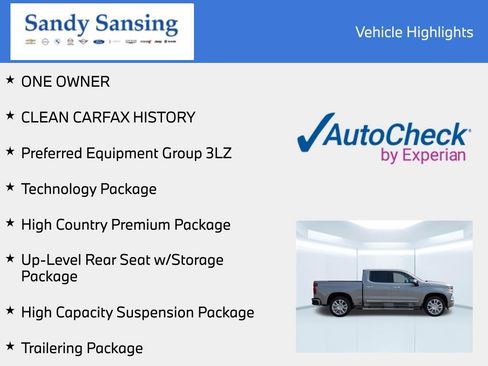 Used 2024 Chevrolet Silverado 1500 High Country w/ High Country Premium Package AWD/4WD image 7