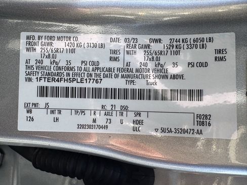 Used 2023 Ford Ranger XLT w/ Equipment Group 301A Mid image 40