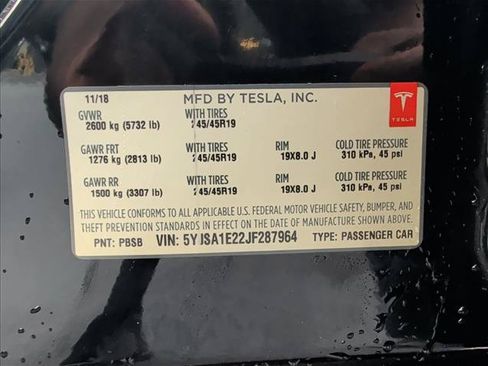 Used 2018 Tesla Model S 75D AWD/4WD image 30