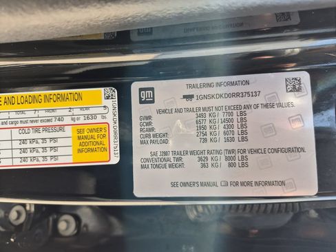 Used 2024 Chevrolet Suburban Z71 w/ Luxury Package AWD/4WD image 26