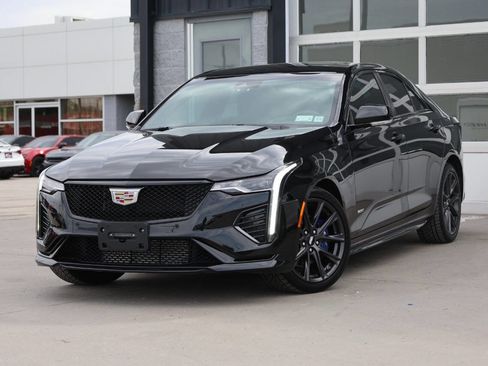 Used 2021 Cadillac CT4 V w/ Technology Package AWD/4WD image 3