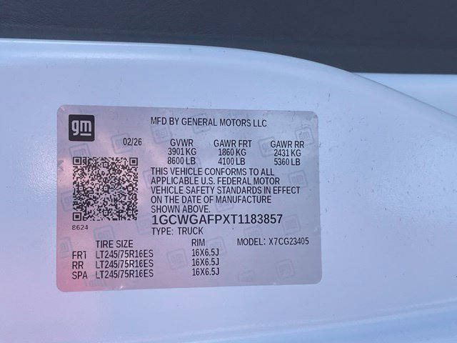 New 2026 Chevrolet Express 2500 w/ Driver Convenience Package RWD image 20